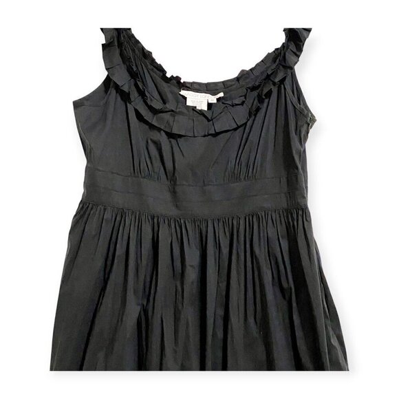 Maggy London black Sleeveless ruffle Mini Dress, Size 10, New with tag - Picture 6 of 12